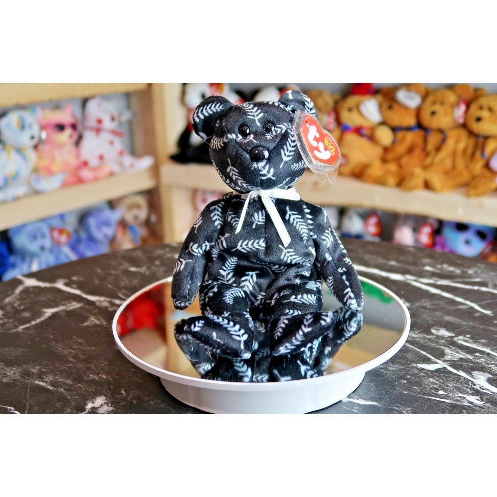 TY Beanie Baby - Silver the Bear (Asia-Pacific‎ Exclusive) | MWMT | Vintage |